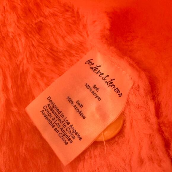 For Love & Lemons Sheila Cropped Cardigan Pink and Yellow - Picture 7 of 7